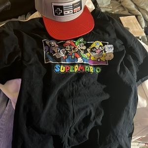 Large t shirt for old schoolers Nintendo